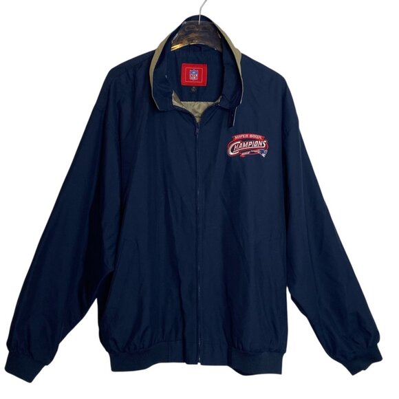 NFL Super Bowl windbreaker XXXVIII 2004 men's size XL - Picture 1 of 10